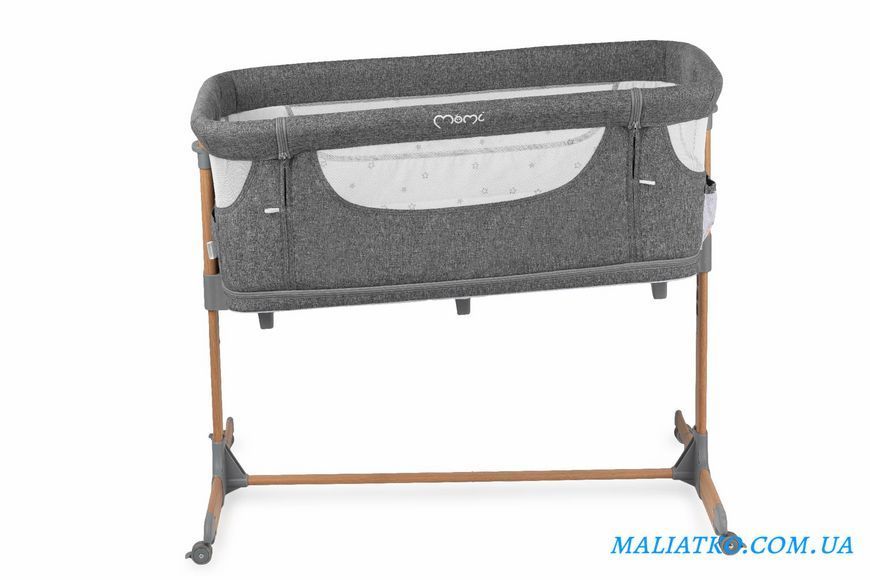 Ліжечко дитяче прямокутне MoMI SMART BED 4in1 Gray 117217805 фото
