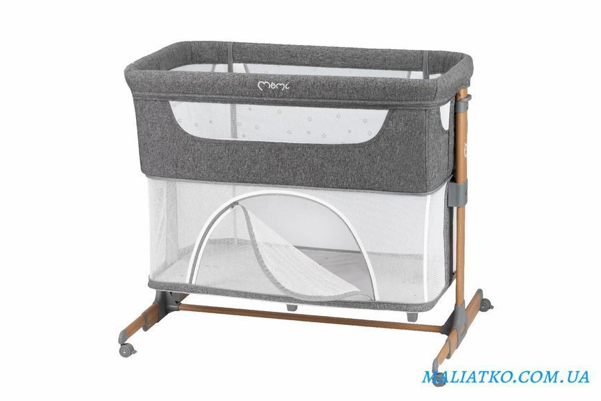 Ліжечко дитяче прямокутне MoMI SMART BED 4in1 Gray 117217805 фото