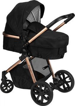 Коляска універсальна 2 в 1 MoMi LIMURU 2in1 black 122145135 фото