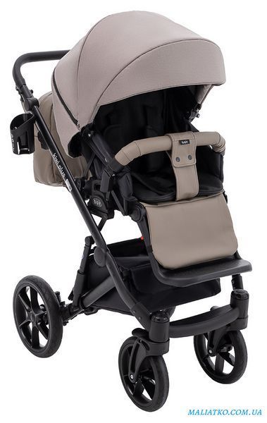 Коляска 2 в 1 Bair Kiwi Plus Soft BKP-455 капучино 1000680906 фото