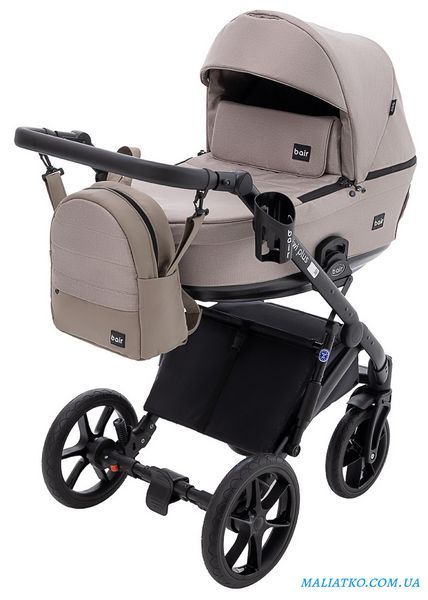 Коляска 2 в 1 Bair Kiwi Plus Soft BKP-455 капучино 1000680906 фото