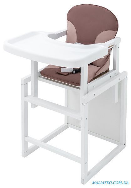 Стільчик-трансформер Babyroom Поні-240 білий шоколад / капучино 625749 фото