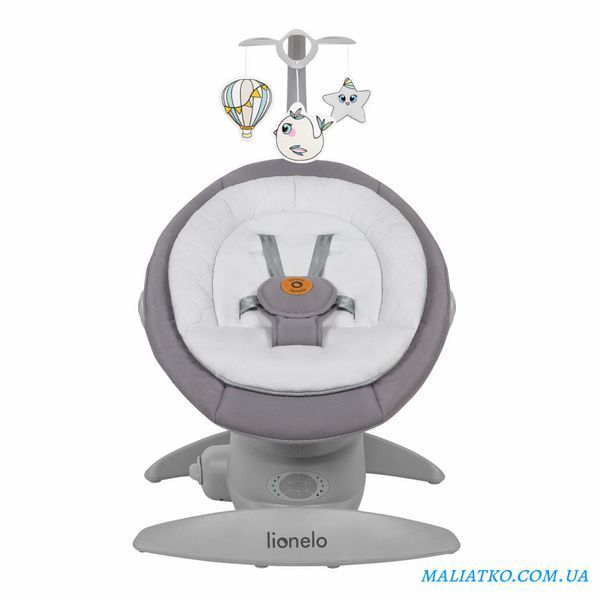 Крісло-гойдалка Lionelo MELL GREY STONE 82369126 фото