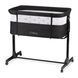 Ліжечко дитяче прямокутне MoMi REVO Dark Gray 117217888 фото