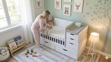 Дитяче ліжечко-трансформер DeSon Smart 3 в 1 des-5463-3 фото