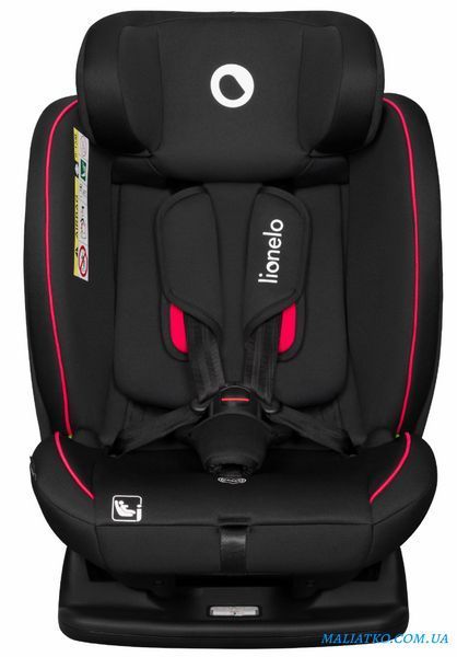 Дитяче автокрісло Lionelo AART I-SIZE BLACK CARBON RED 82400770 фото