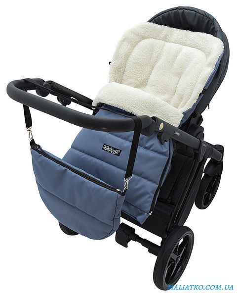Зимовий конверт Babyroom Wool N-20 jeans blue синій 680585 фото