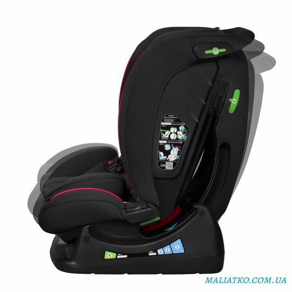 Дитяче автокрісло Lionelo AART I-SIZE BLACK CARBON RED 82400770 фото