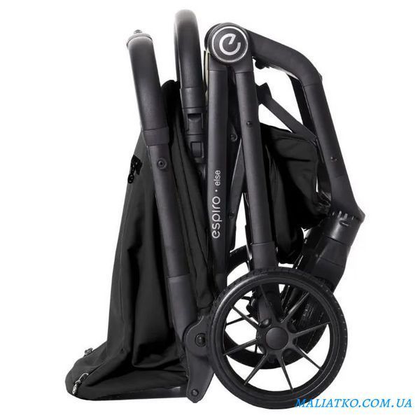 Прогулянкова коляска Espiro Else 10 Black Alternative 8180 фото