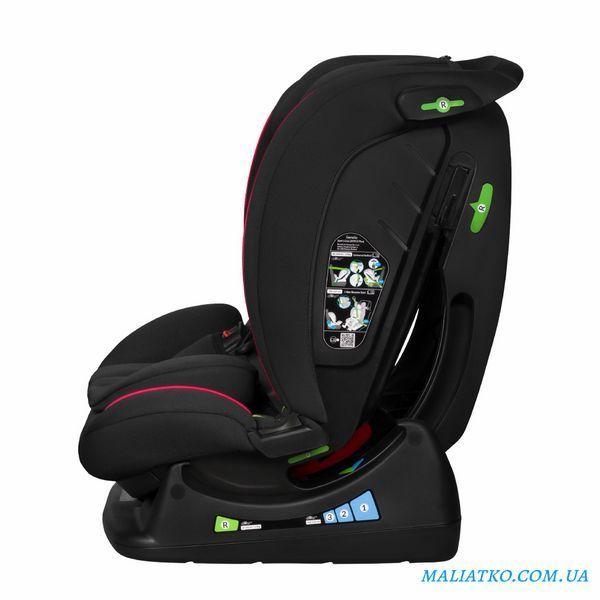 Дитяче автокрісло Lionelo AART I-SIZE BLACK CARBON RED 82400770 фото