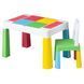 Комплект стіл та стілець Tega Multifun ECO set (table, 1 chair) MF-004-134 multicolor (мультиколір) 681541 фото