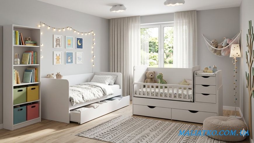 Дитяче ліжечко-трансформер DeSon Smart 3 в 1 des-5463-3 фото