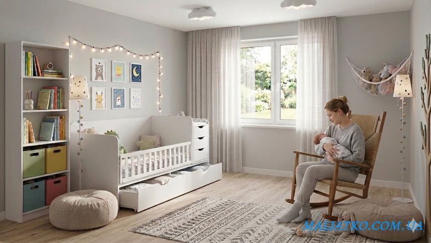 Дитяче ліжечко-трансформер DeSon Smart 3 в 1 des-5463-3 фото
