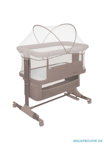 Ліжечко приставне Lionelo JODIE BEIGE TAUPE 129000223 фото