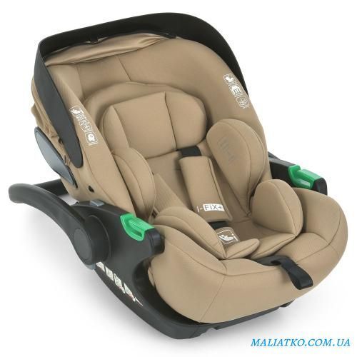 Автокрісло дитяче El Camino i-FIX+ ME 1110 Natural Beige 332767 фото