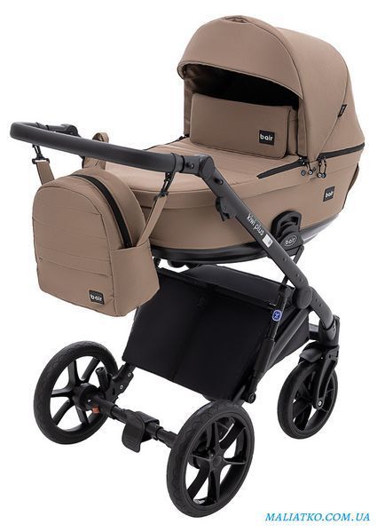 Коляска 2 в 1 Bair Kiwi Plus Soft BKP-857 темный капучино 1000680907 фото