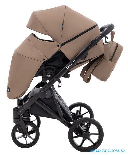Коляска 2 в 1 Bair Kiwi Plus Soft BKP-857 темный капучино 1000680907 фото