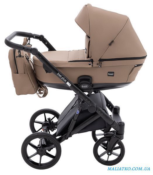Коляска 2 в 1 Bair Kiwi Plus Soft BKP-857 темный капучино 1000680907 фото
