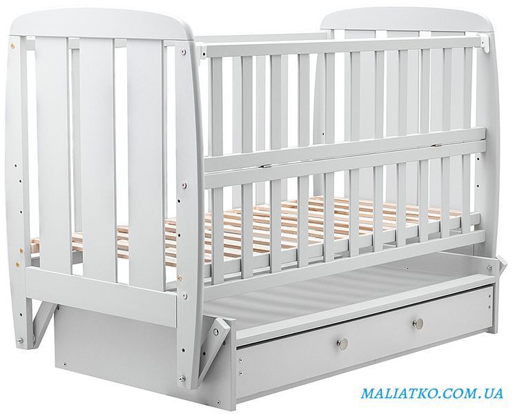 Ліжко Babyroom Кулька SH-03 маятник, ящик, відкидний бік бук сірий 625945 фото