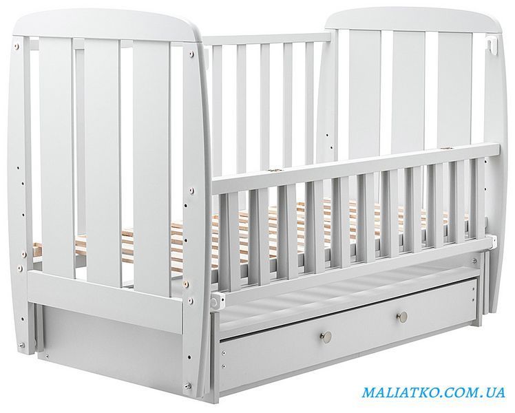 Ліжко Babyroom Кулька SH-03 маятник, ящик, відкидний бік бук сірий 625945 фото