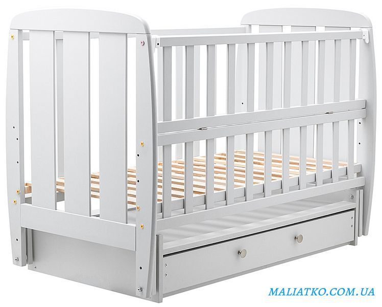 Ліжко Babyroom Кулька SH-03 маятник, ящик, відкидний бік бук сірий 625945 фото