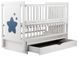 Ліжко Babyroom Зірочка Z-03 маятник, ящик, відкидний бік бук білий 1000624470 фото 4