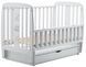 Кровать Babyroom Друзья DDMYO-3 маятник, ящик, откидной бок бук серый 1000626140 фото 2