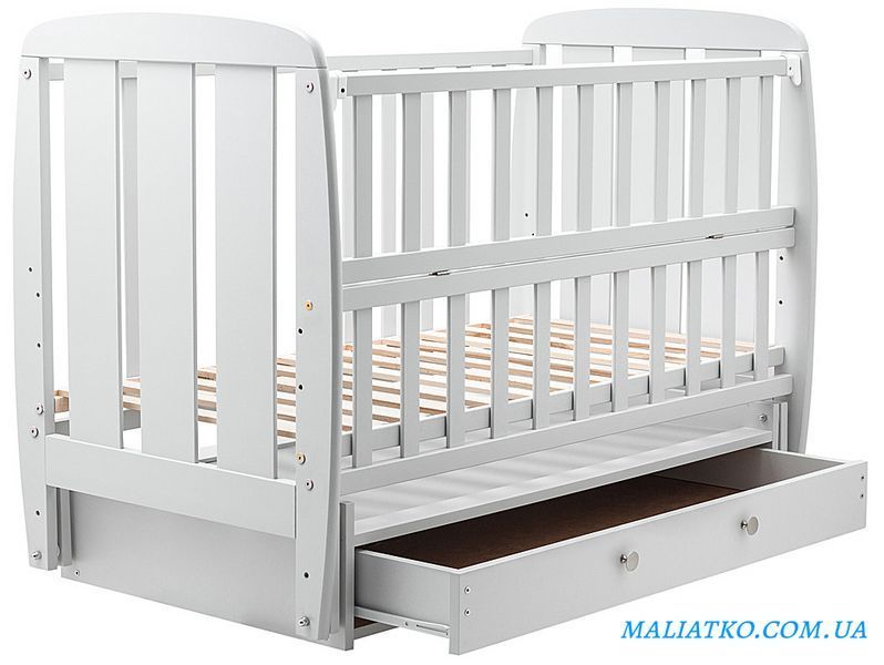 Ліжко Babyroom Кулька SH-03 маятник, ящик, відкидний бік бук сірий 625945 фото