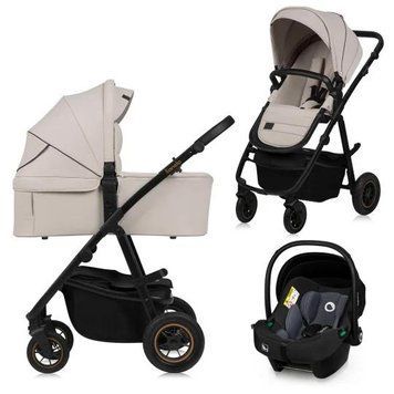 Універсальна коляска 3 в 1 Lionelo AMBER PLUS BEIGE SAND 93803409 фото