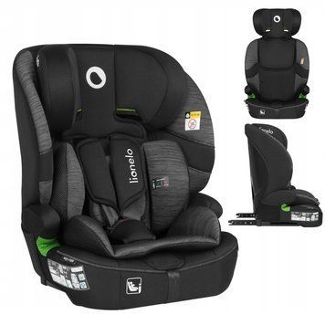 Дитяче автокрісло Lionelo BILLY I-SIZE BLACK GREY 108902139 фото
