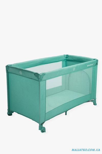 Ліжко-манеж дитяче VELANO Flexi, mint sf58591 фото