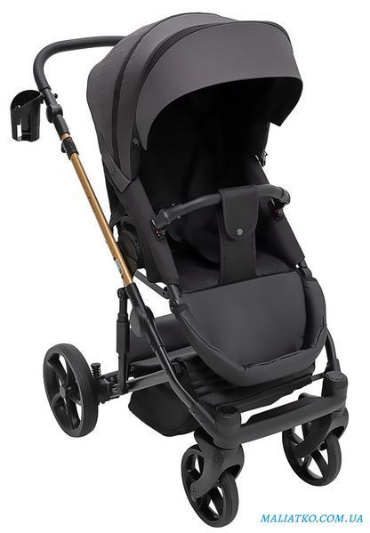 Коляска 2 в 1 Bair Onyx Soft OS-747 черный 1000680957 фото