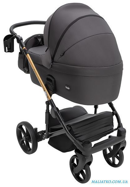 Коляска 2 в 1 Bair Onyx Soft OS-747 черный 1000680957 фото
