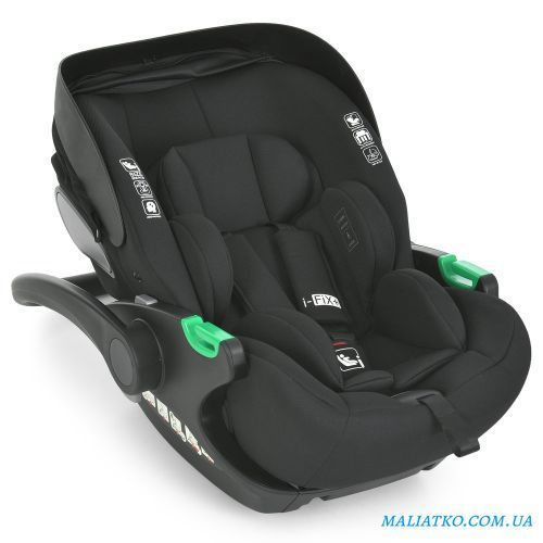 Автокрісло дитяче El Camino i-FIX+ ME 1110 Moon Black 332905 фото