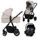 Універсальна коляска 3 в 1 Lionelo AMBER PLUS BEIGE SAND 93803409 фото 1