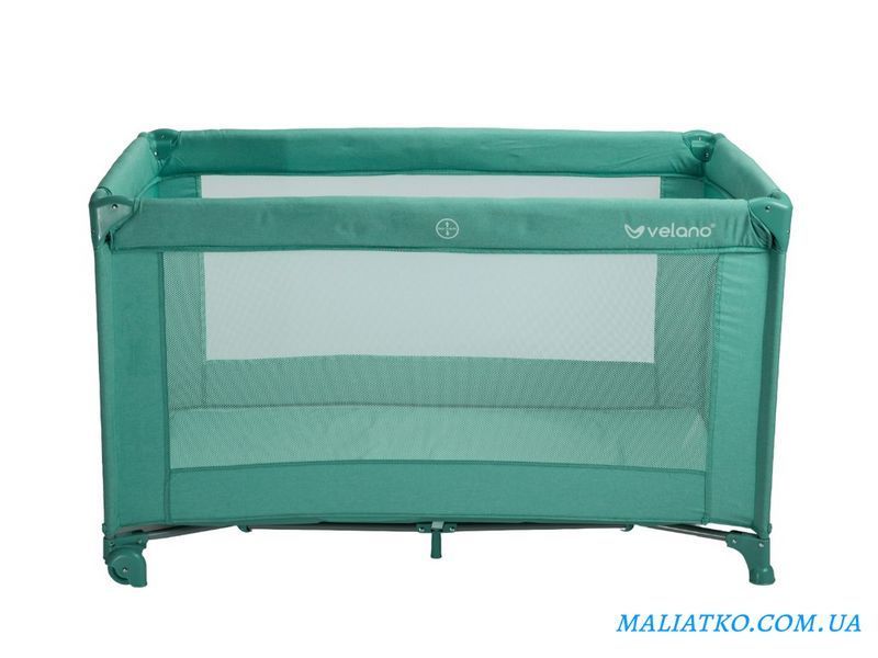 Ліжко-манеж дитяче VELANO Flexi, mint sf58591 фото