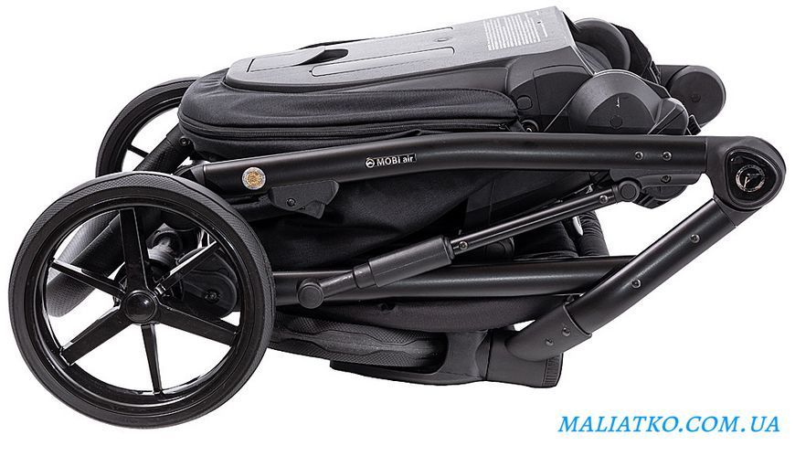 Коляска 2 в 1 Adamex Mobi Air Thermo New Lux TK-53 черный 1000681088 фото
