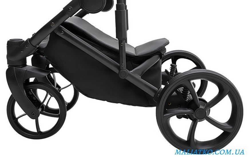 Коляска 2 в 1 Bair Onyx Soft OS-747 черный 1000680957 фото
