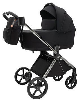 Коляска 2 в 1 Bair Pixel PL-01 чёрный 1000681851 фото