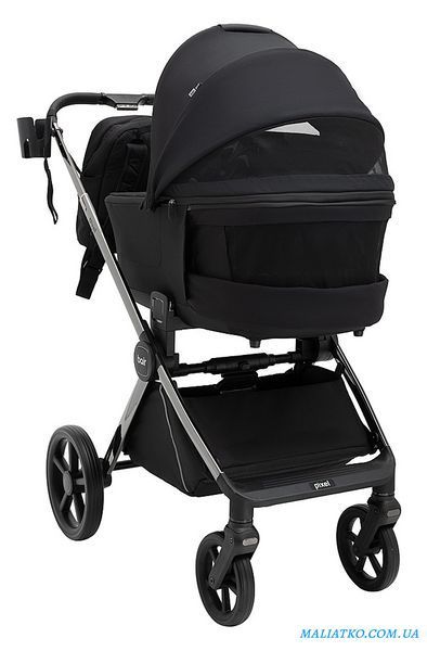 Коляска 2 в 1 Bair Pixel PL-01 чёрный 1000681851 фото