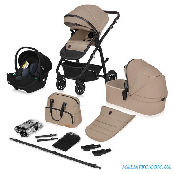 Універсальна коляска 3 в 1 Lionelo BIANKA 3IN1 BEIGE SAND 93975113 фото