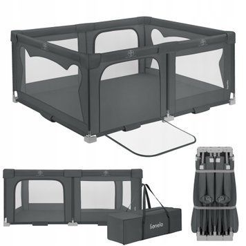 Манеж Lionelo FLORENCE EASY FOLD GREY GRAPHITE 115237994 фото