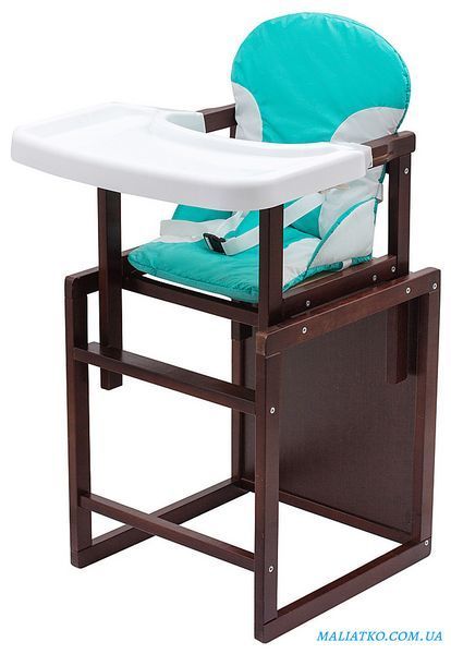 Стільчик-трансформер Babyroom Поні-220 тонований бірюзовий / білий 626190 фото