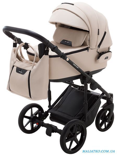 Коляска 2 в 1 Adamex Porto Light ECO SA-8 бежевый 1000625758 фото