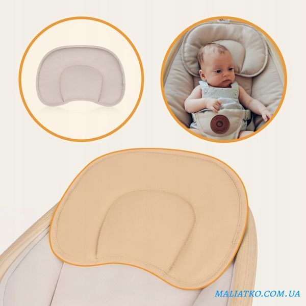 Крісло-гойдалка Lionelo OLIVIA BEIGE NATURAL 102425378 фото