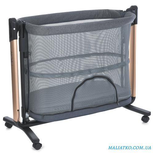 Ліжечко-манеж ME 1125-G NOA Dark Gray 305045 фото
