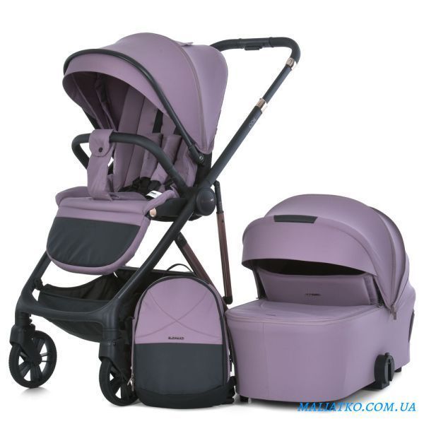Коляска універсальна 2в1 ME 1190 COIL Grape Pink 309374 фото