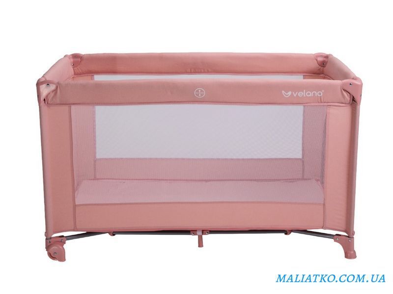 Ліжко-манеж дитяче VELANO Flexi, pink sf58596 фото