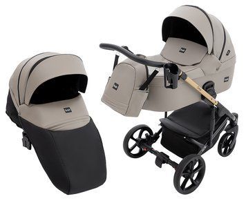 Коляска 2 в 1 Bair Onyx ECO OE-04 капучино 1000680791 фото