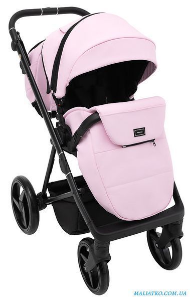 Коляска 2 в 1 Adamex Blanc Eco SA-16 розовый 1000680713 фото